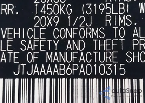 2023 Lexus Rz 450E Luxury z USA, uszkodzony, nr VIN JTJAAAAB6PA010315